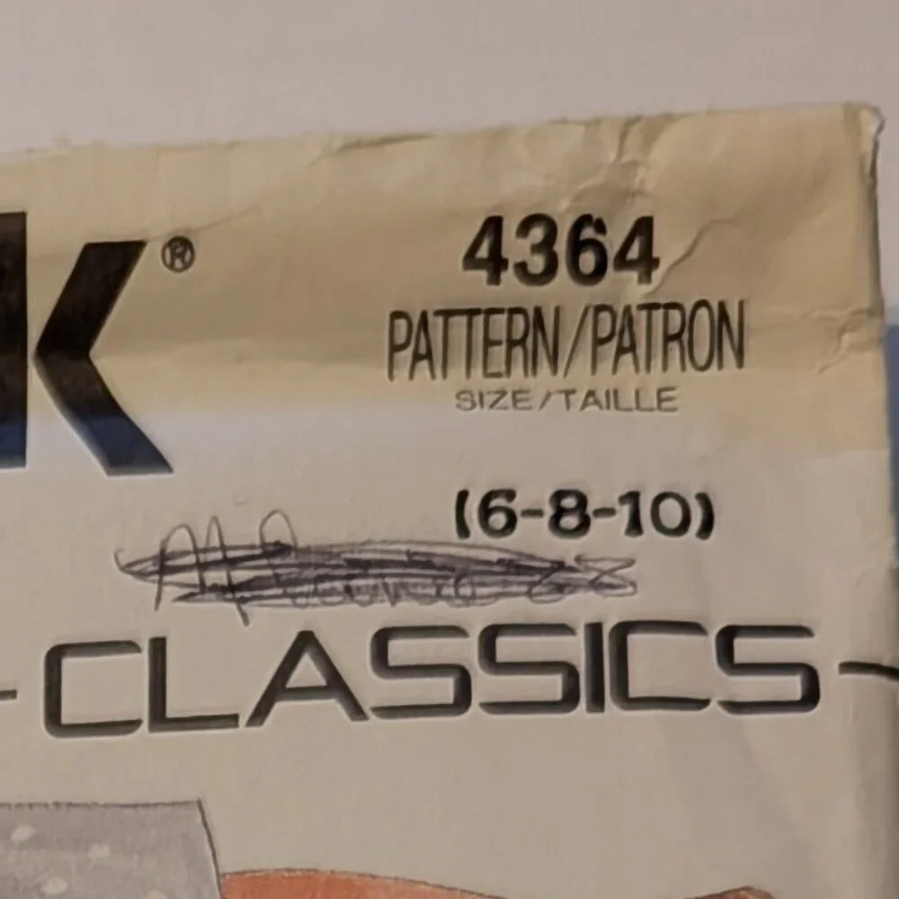 Butterick 4364 easy